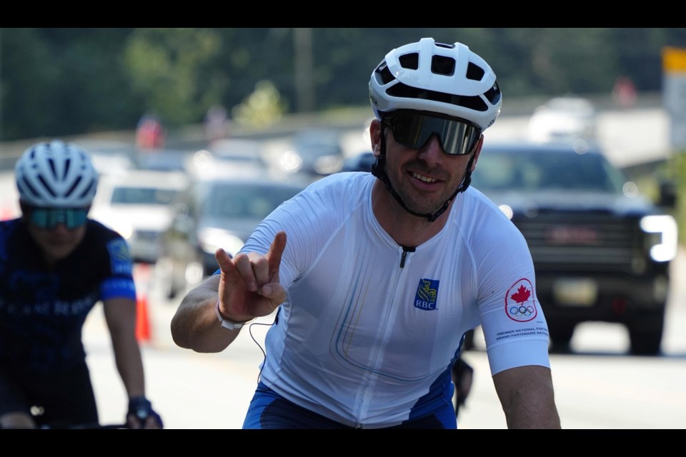 Darren Gardner smiles for the camera during the 2022 RBC GranFondo. 
