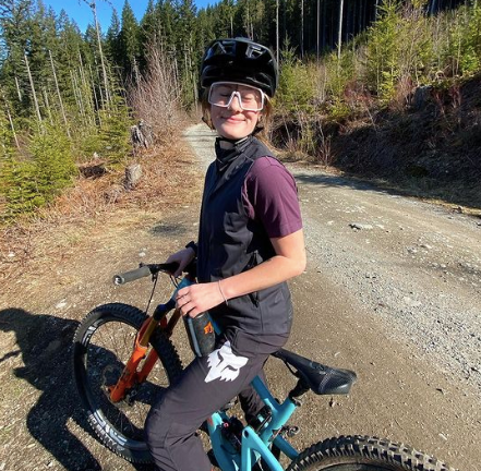 Sea to Sky mountain biker Emma Wilson in her hometown of Squamish.
