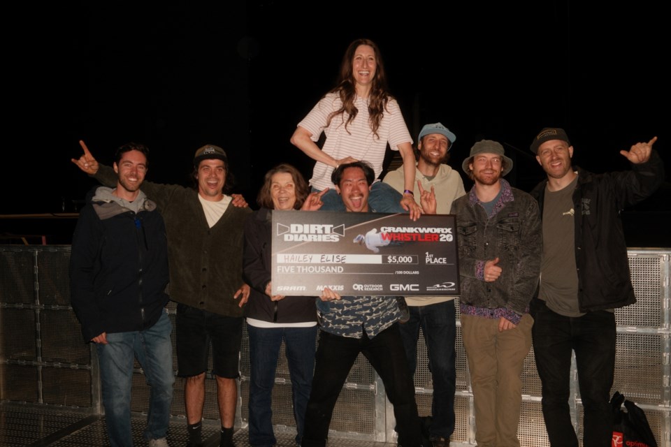The 2025 Dirt Diaries winning crew, led by Hailey Elise.