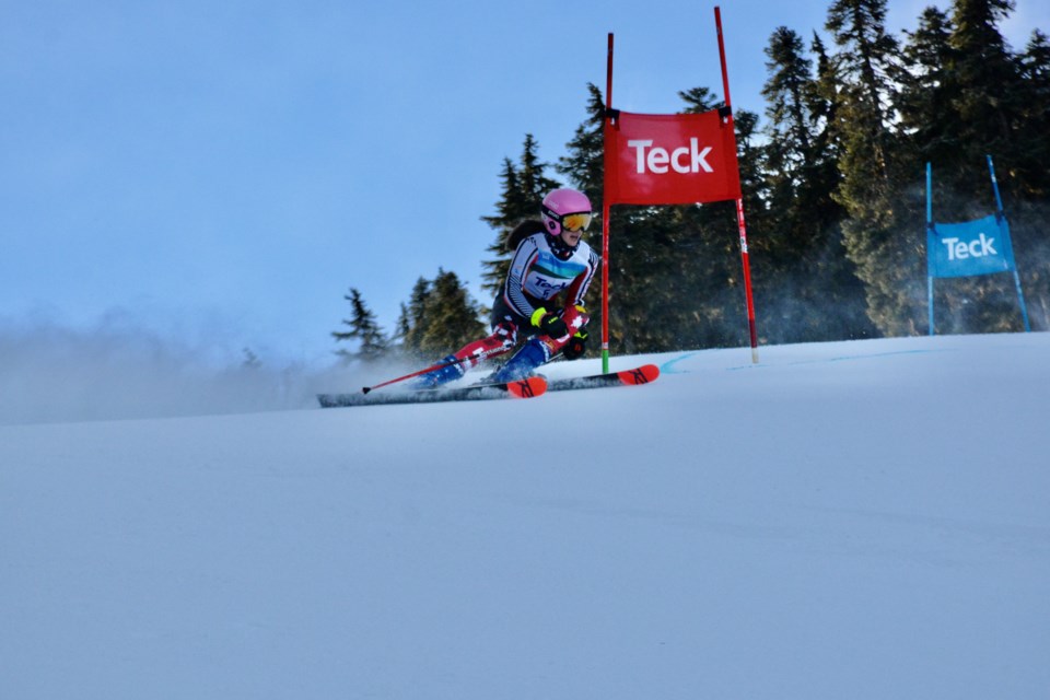 Hannah Jensen, WMSC, U16 Teck Coast Zone GS Race January 15