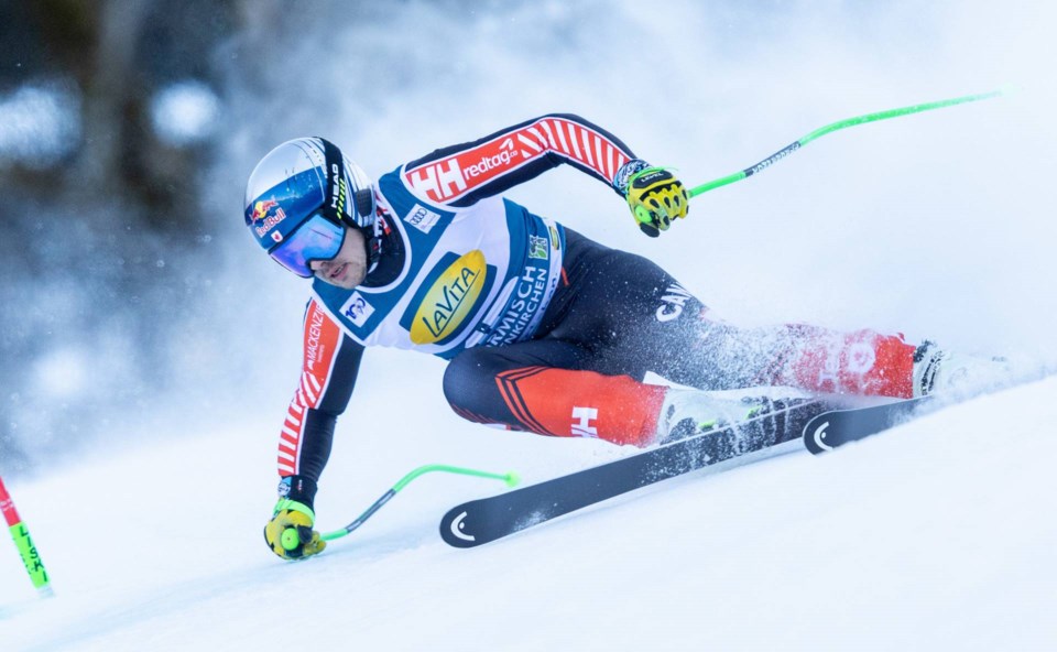 Jack Crawford fifth in World Cup super-G in Germany - Pique Newsmagazine