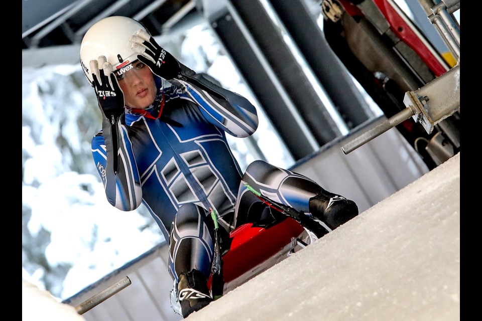 Kaia Hatton trains at the Whistler Sliding Centre, but will represent Britain at the 2024 Winter Youth Olympics.