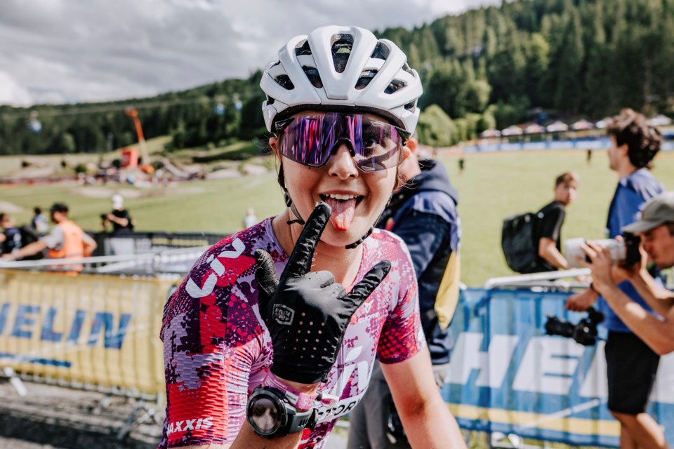 Squamish cross-country rider Marin Lowe is not afraid to have fun at her day job.