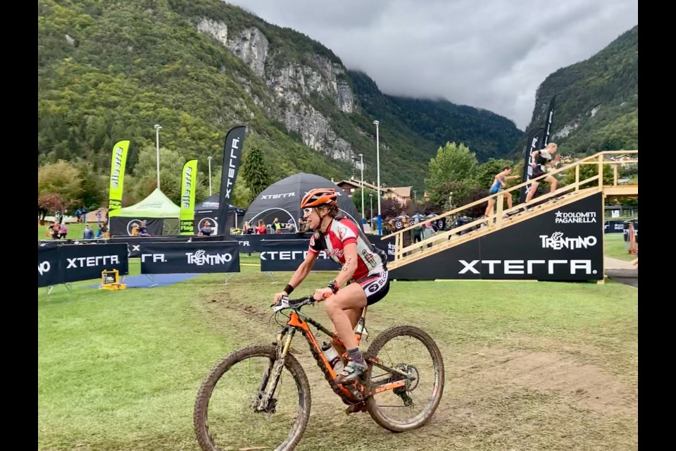 Whistler endurance athlete Marla Zucht (pictured on-course at the XTERRA World Championships in Trentino, Italy this October) ran, biked and swam her way onto several podiums this summer.