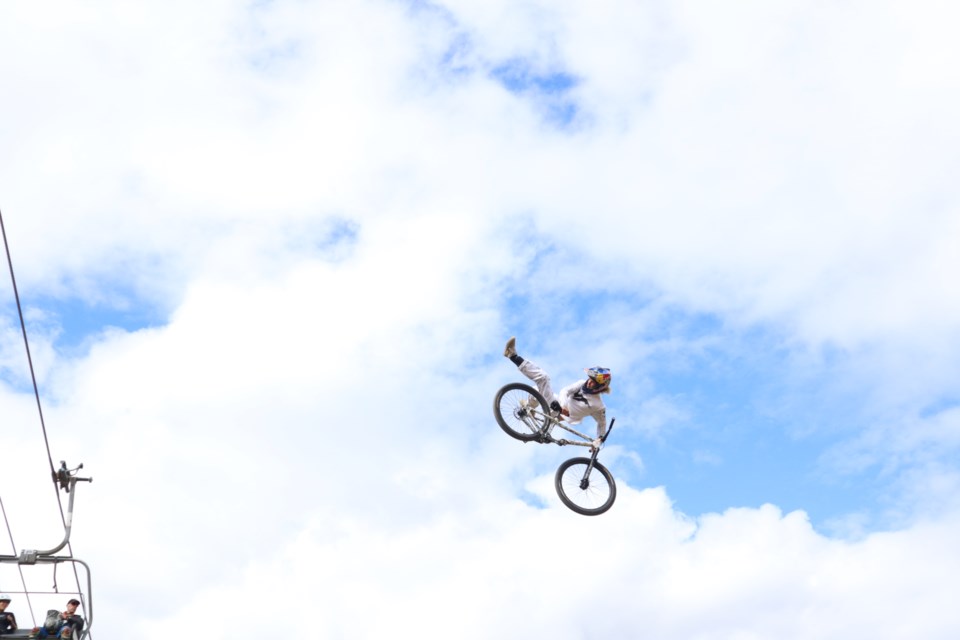 Fans at Saturday's Red Bull Joyride were front and centre for massive air, jaw-dropping tricks and spine-tingling crashes.