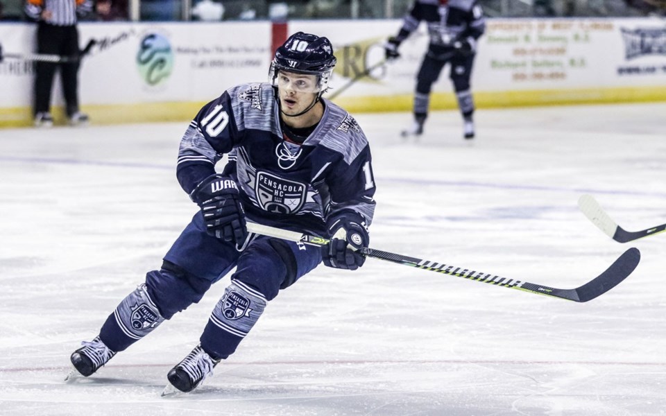 S-Garrett Milan - photo courtesy of Andi Re:Pensacola Ice Flyers