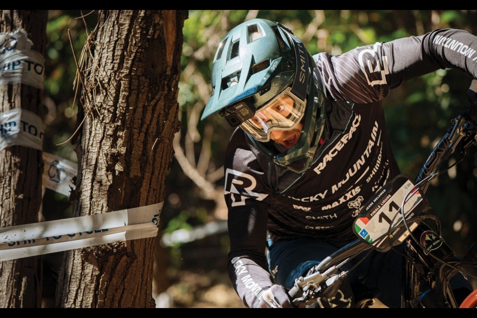 SKIPPING HOME Whistler enduro rider Jesse Melamed, shown here racing at Finale Ligure, Italy in 2020, was “bummed” but not surprised that the 2021 Enduro World Series tour would skip Whistler.