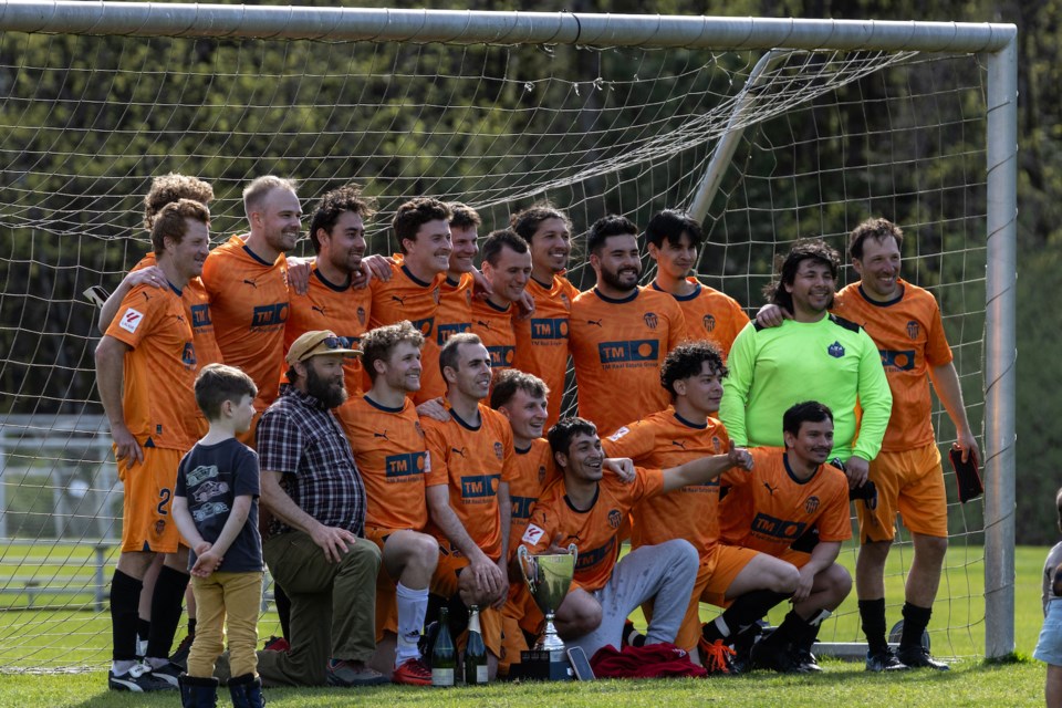 Whistler FC defeated Galileo FC 2-1 at Brennan Park in April 2024.