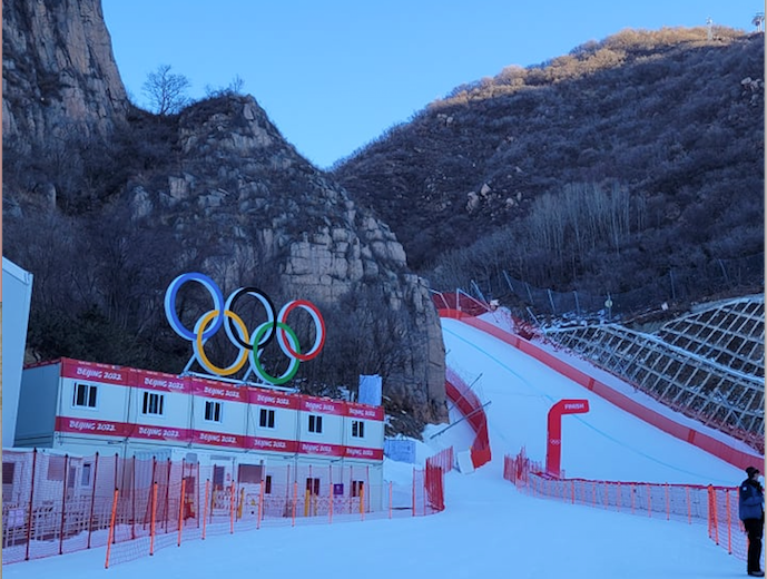 Yanqing National Alpine Ski Centre, site of the alpine skiing events at the 2022 Beijing Olympic Winter Games.