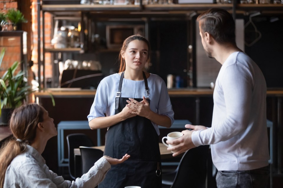 angry restaurant customers