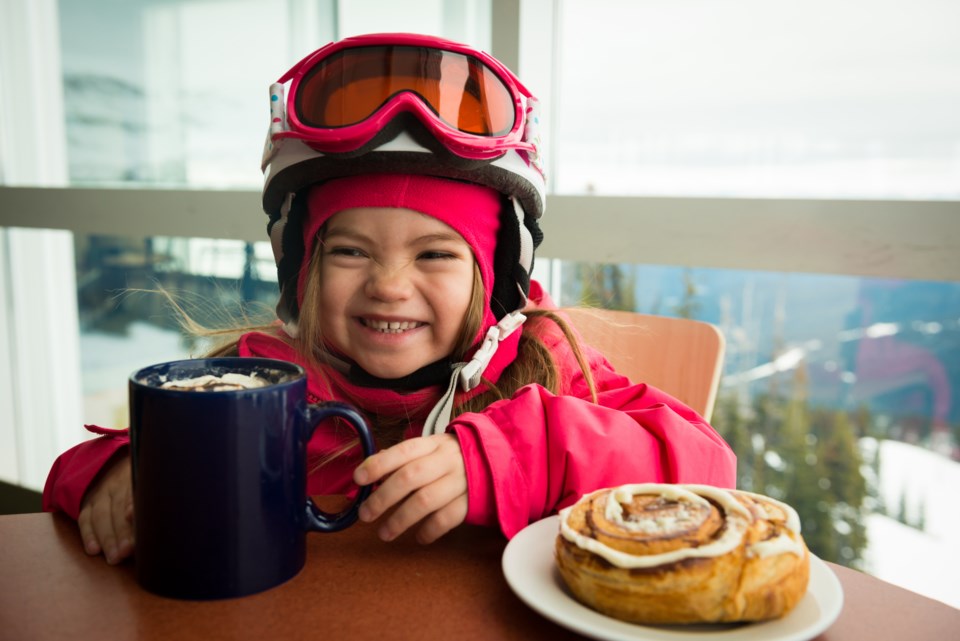 whistler blackcomb bc roundhouse mountaintop lodgehot chocolate