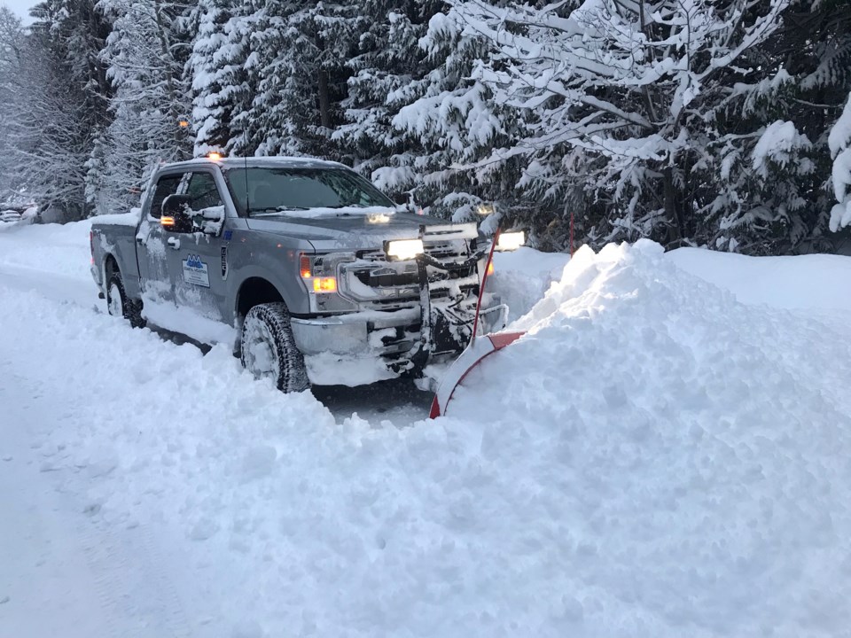 coastal mountain excavations snow clearing 1