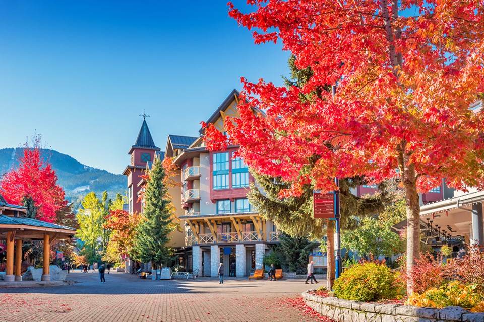 weather-network-fall-winter-forecast-bc fall whistler village GettyImages-1155938755
