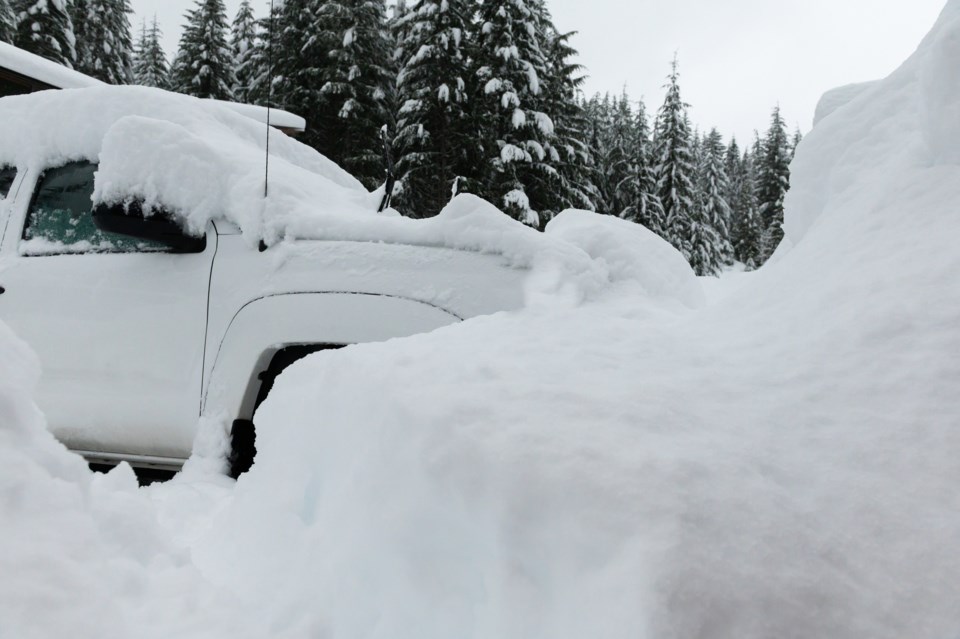 whistlerbctruckburiedinsnow