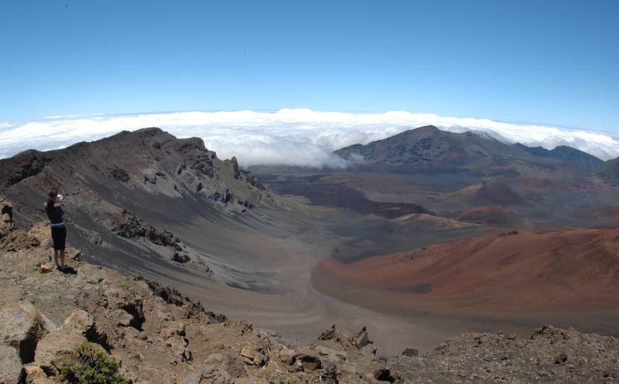 On the Rim of Haleakala's crater on Maui. Judi Lees; Meridian Writers' Group
