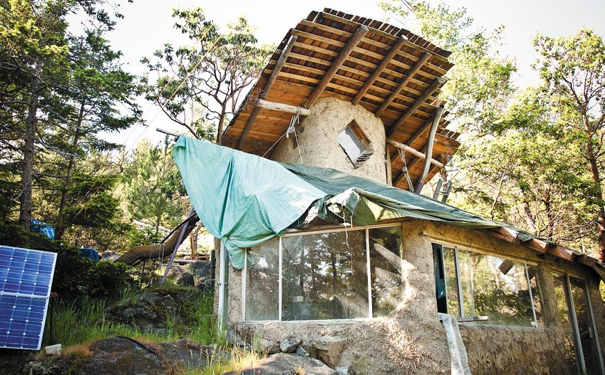 Dave's place on Lasqueti Island. Photo by Jonathan Taggart