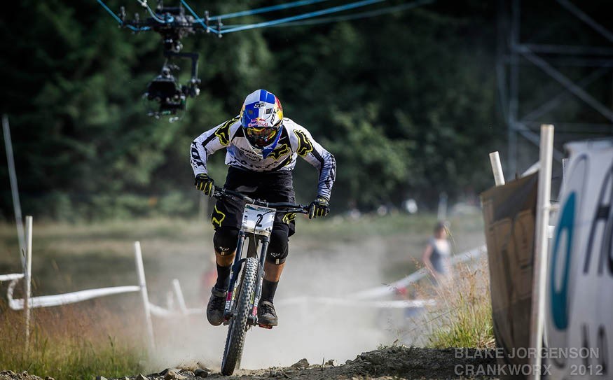 Royal Rider Steve Smith was named Crankworx king at the end of the mountain bike festival following his three downhill event wins on Whistler Mountain. Photo BY Blake Jorgenson