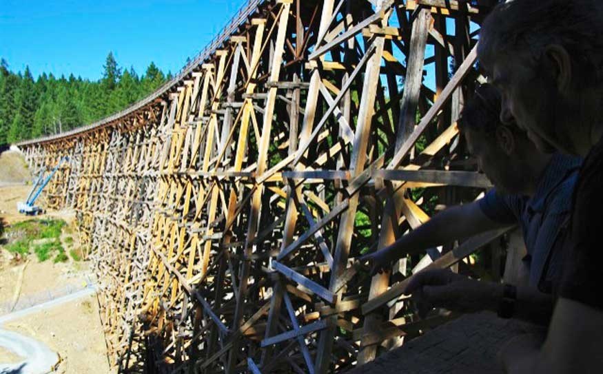 The Kinsol Trestle reopened to the public in 2011. Photo C/o CVRD