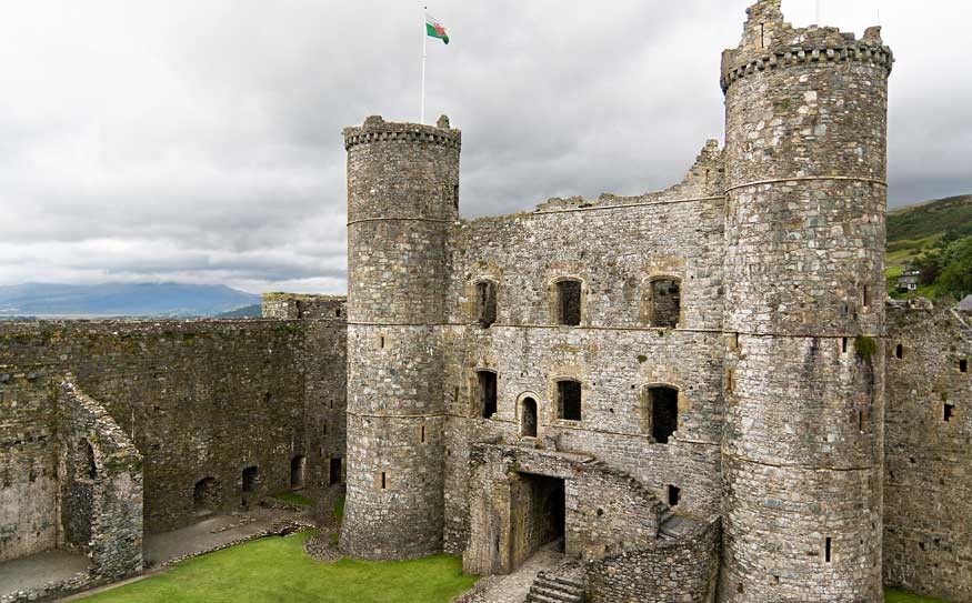 Harlech Castle is a pivotal piece of Welsh history