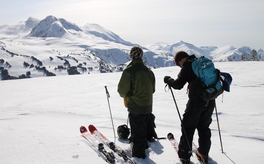 Richard and Phil look towards Fissile from Oboe. Photo by Lee Lau