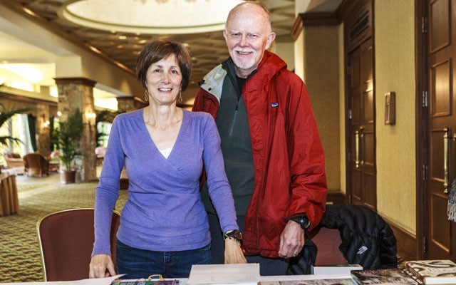 Festival fun Whistler Readers and Writers Festival founder Stella Harvey and her husband Dave pose for a photo at last year's festival. Photo by Joern Rohde/joernrohde.com, submitted