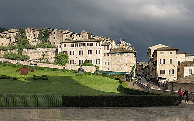 Assisi after a rainstorm. Photo by Duane Hepditch