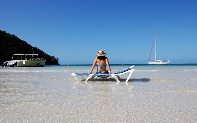 Paradise Cove is the star of the Haitian Cultural Tour excursion during Royal Caribbean's Liberty of the Seas stop at its private beach in Labadee. Photo By Steve MacNaull