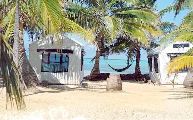 Upscale camping in Belize. Photo by Debbie Olsen