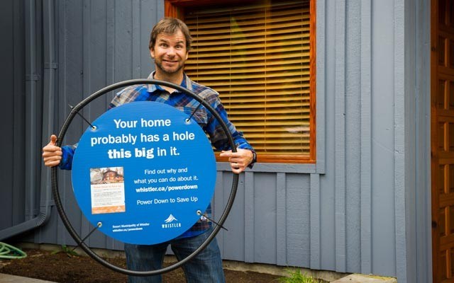 Power down Long-time resident Mike Douglas took advantage of an RMOW program to investigate his home energy usage. PHOTO by mike crane/tourism whistler