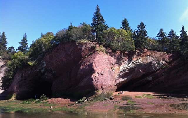 Bedrock Who'd have thought that Africa and South America parted ways in Saint John, New Brunswick?. PHOTO by leslie anthony