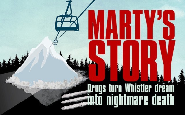 Marty's story: Drugs turn Whistler dream into nightmare death. Story By Alison Taylor