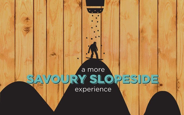 A more savoury Slopeside experience. By Cindy Filipenko