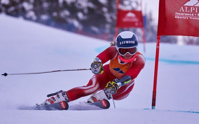 Win-orama WMSC alum and current BC Ski Team competitor Stefanie Fleckenstein picked up a giant slalom win in Panorama on Dec. 19. Photo by Steve Fleckenstein