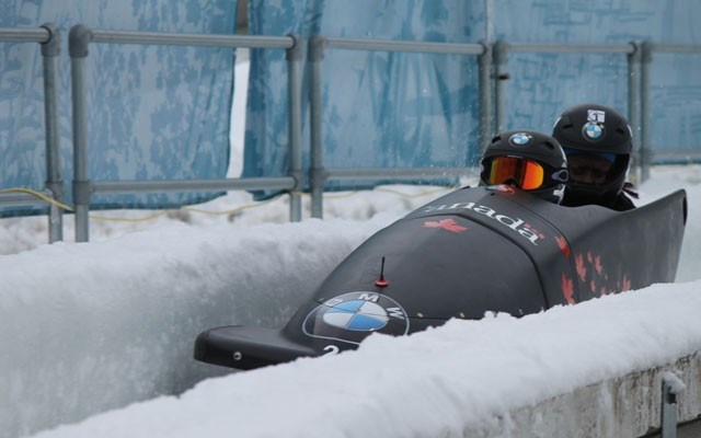 sweet ride Canadian bobsleigh pilot Kaillie Humphries said a new sled is partly to credit for her re-emergence at the top of the IBSF rankings this season. Photo by Dan Falloon