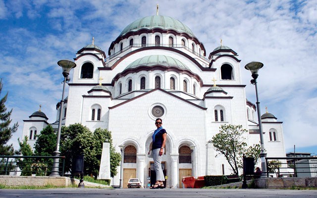 St. Sava Cathedral is the largest Christian Orthodox church in the world. Photo by Steve MacNaull