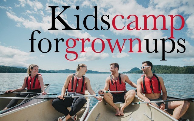 Kids camp for grownups – Summer camps like the one in Gibsons are opening their doors to adult-style fun. Photo by Darby Magill