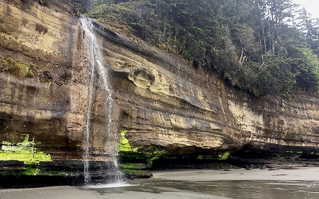 THE WALL at Mystic Beach, Juan de Fuca Provincial Park. Photo by Leslie Anthony