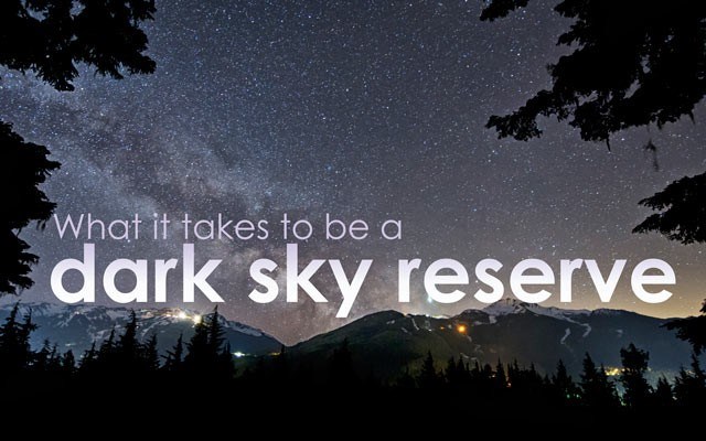 What it takes to be a dark-sky reserve. Photo by David McColm