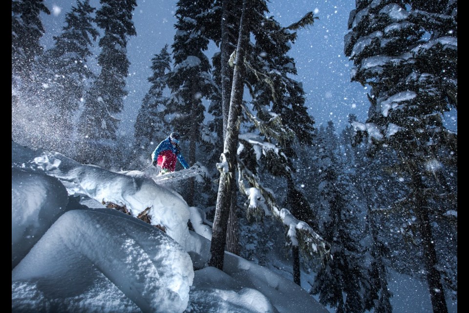 EPIC — Whistler Blackcomb received 41 cm of snow on Dec. 29 and enjoyed a beautiful bluebird powder day Friday, Dec.30. Here, Amanda Romanchuk takes advantage of the fresh powder. Photo By Mitch Winton / Coast Mountain Photography.