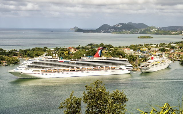 Royal Caribbean's Liberty of the Seas at port. roman stetsyk / <a href="http://shutterstock.com">shutterstock.com</a>