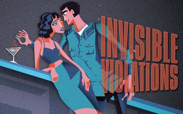 Invisible violations — The challenge of preventing and responding to drink spiking in Whistler. Illustration by Claire Ryan