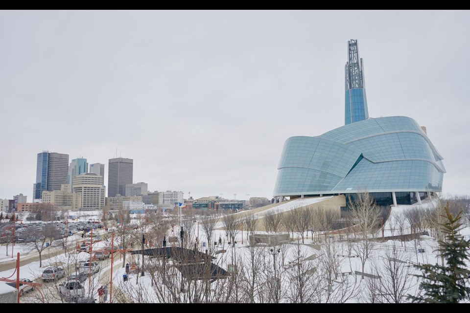 Architect Antoine Predock designed this startling addition to Winnipeg's skyline. Photo courtesy of Travel Winnipeg