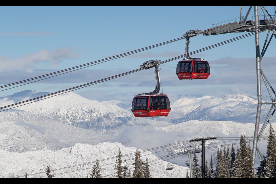 Peak to Peak. Photo by Paul Morrison Courtesy of Whistler Blackcomb