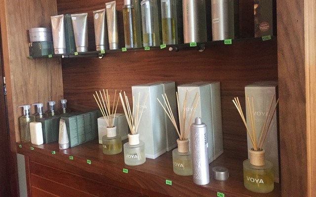 Voya offers a line of seaweed-based products. Photo by Teresa Bergen
