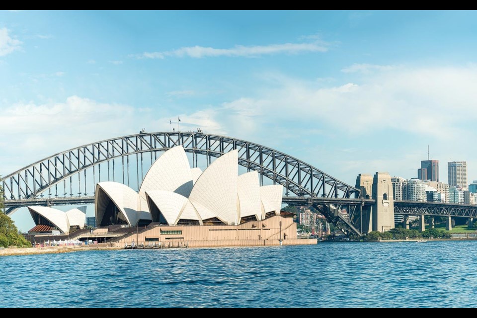The Sydney Opera House in the Sydney Harbour. Photo by <a href="http://shutterstock.com">shutterstock.com</a>