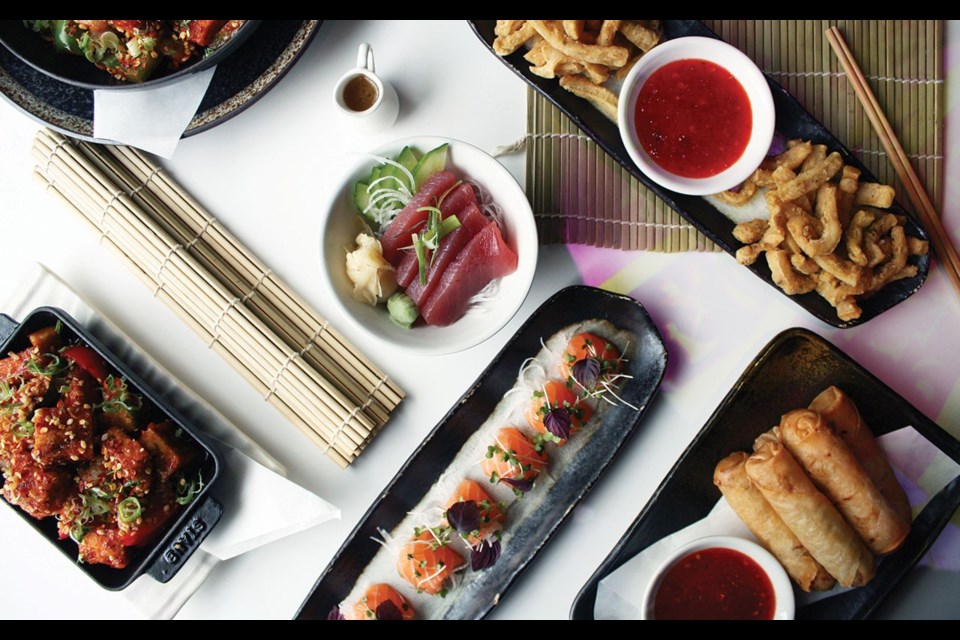 A selection of new sushi dishes at Inamo. Photos courtesy @inamorestaurant