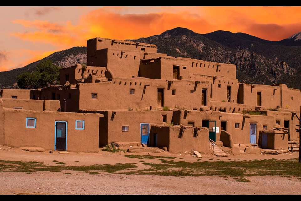 Taos, not really a ski town, but a place of art, food and melding