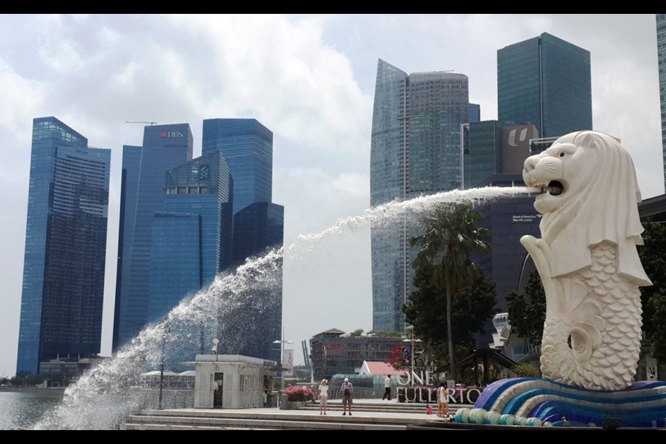 Merlion at Marina Bay. Photo by Phensri Rutledge