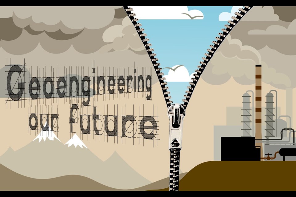 Geoengineering our future Will Squamish experiment be the parachute that helps save our climate?. Illustrated by Karl Partington. Story by Allen Best