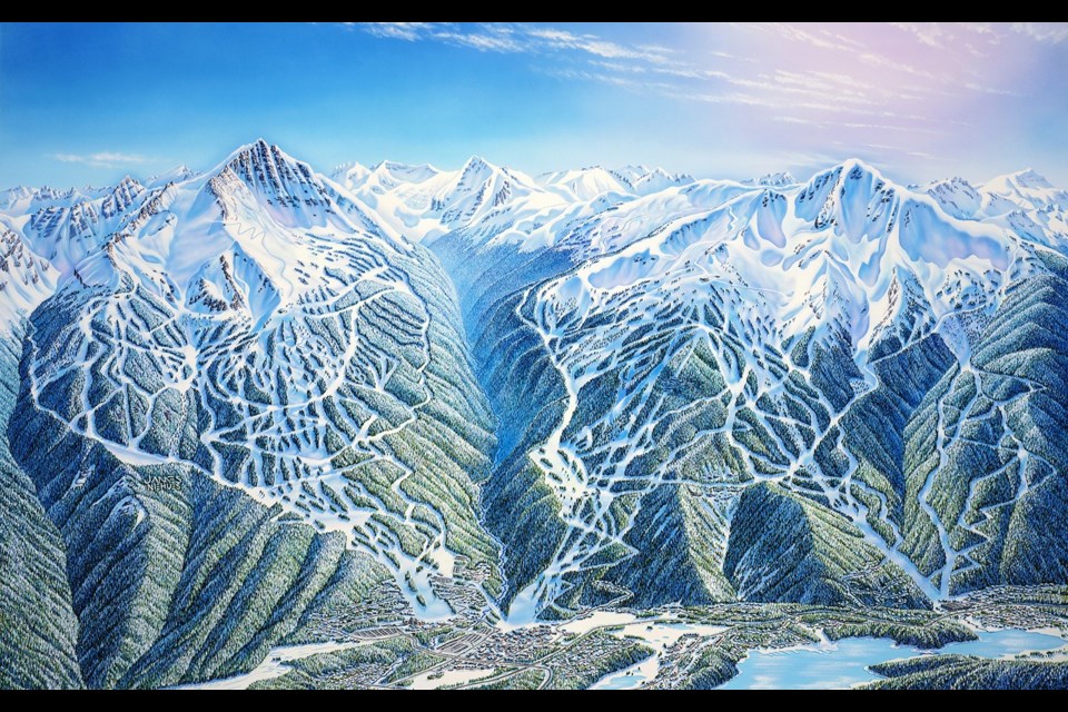 Whistler Blackcomb Elevation Map North America's Trail-Map Legend Reflects On Storied 30-Year Career - Pique  Newsmagazine